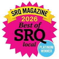 SRQ Magazine Best of SRQ 2026 Platinum Winner
